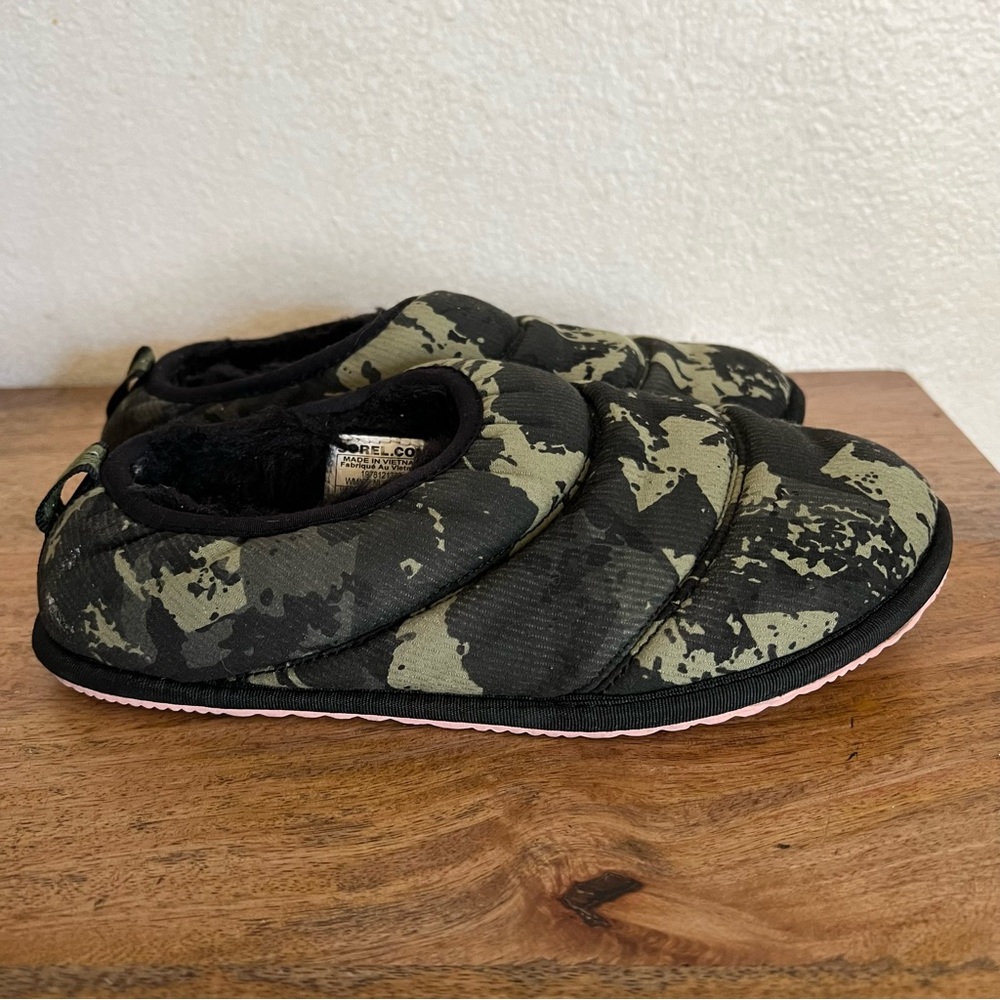 SOREL Go Bodega Faux Fur-Lined Slipper Shoes - Women's Size 6